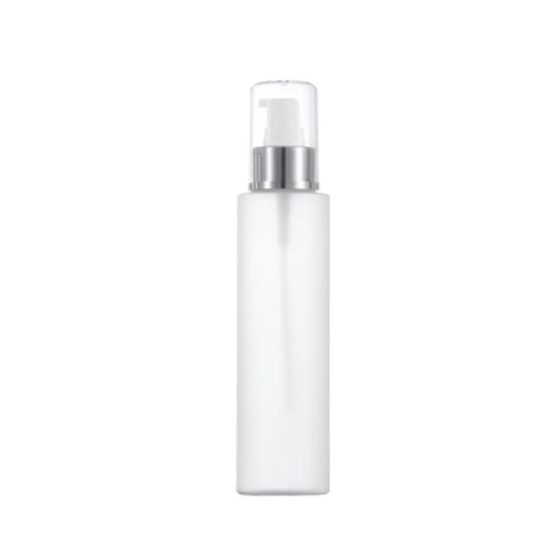 20Pcs Plastic Lotion Bottle Empty Clear Frosted Silver White Pump 150ml 5oz Cosmetic Refillable Lash Shampoo Bottles