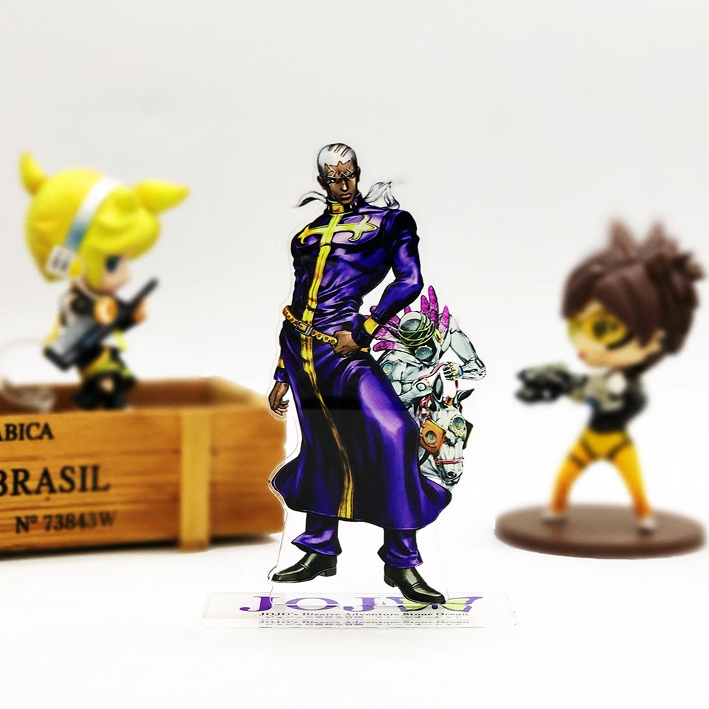Jo no Bizarre Adventure Stone Ocean Jolyne Kujo Enrico Pucci acrylic stand figure model plate holder cake topper anime image 4