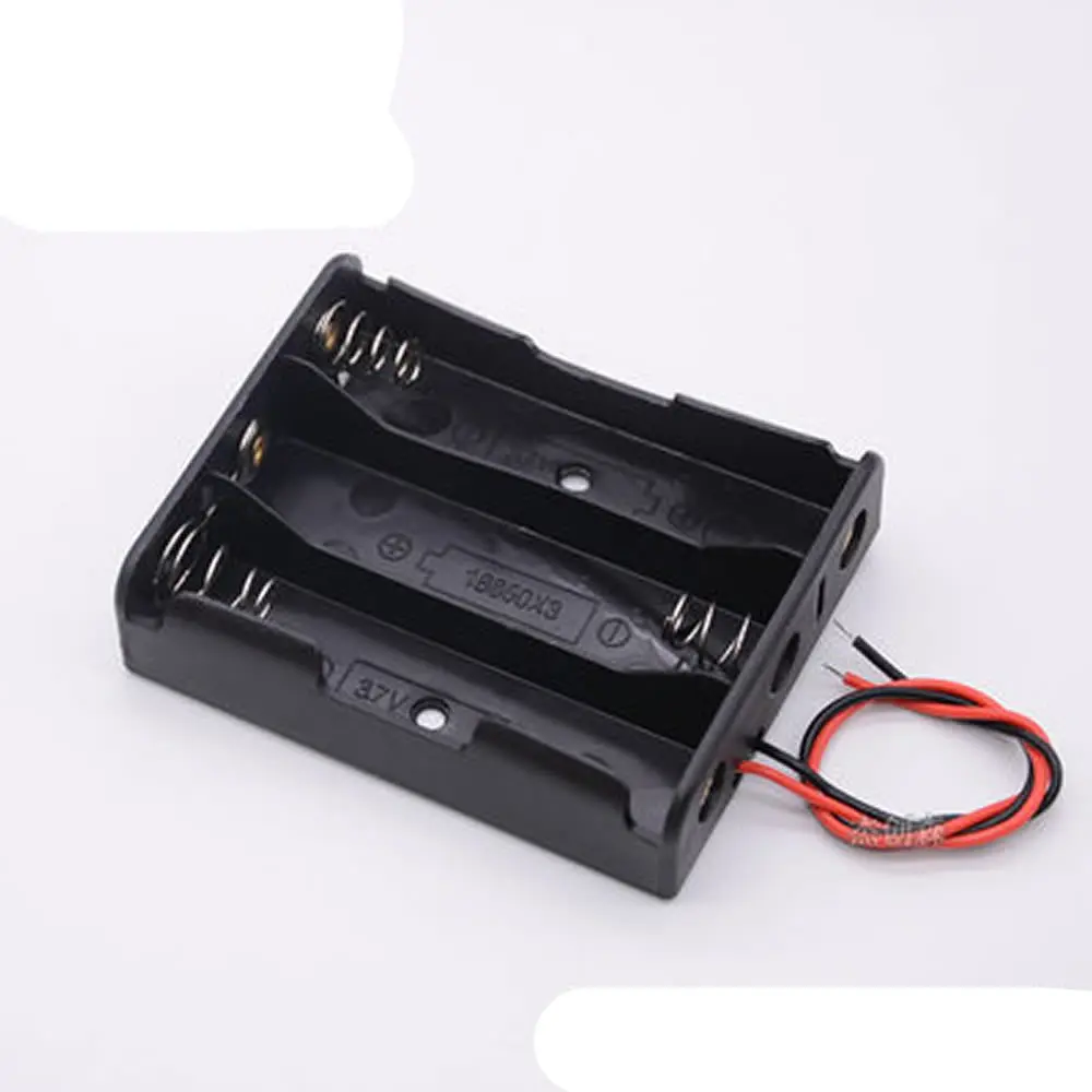 18650 battery box 3.7V lithium battery holder 1/2/3/4 series rechargeable battery slot with cable