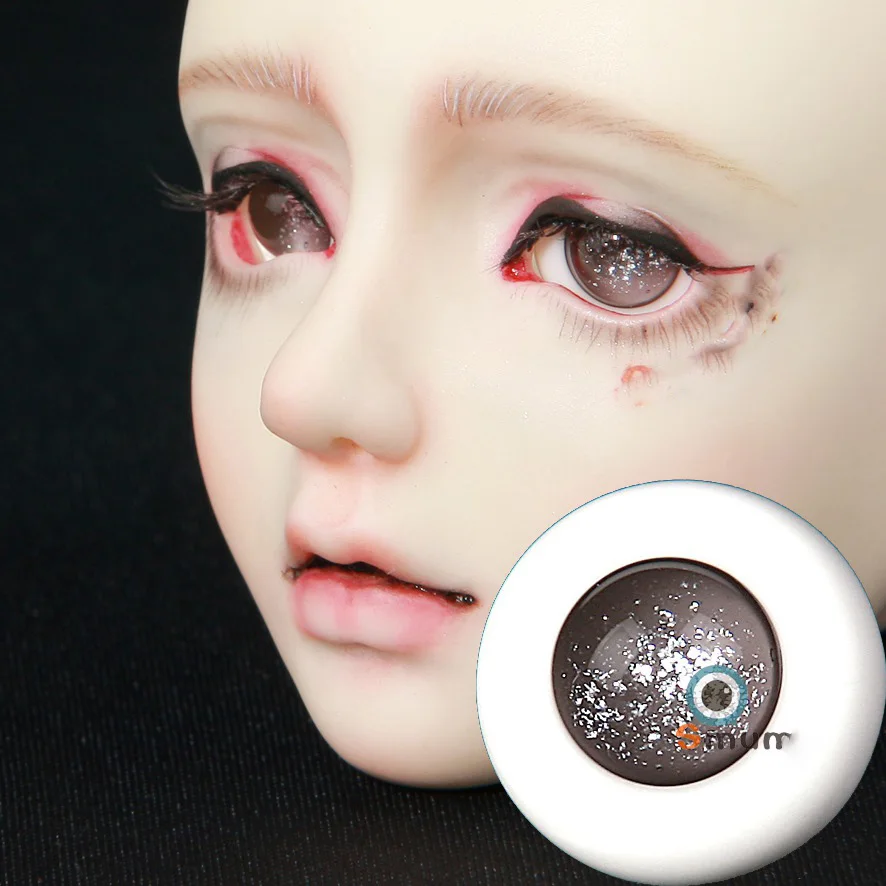 1/12 1/8 1/6 1/4 1/3 Bjd Make Up Accessoires Pop 6Mm-26Mm Full Size Starry Glazen Oogbol voor Bjd/Sd Yosd Msd SD13 Ssdf C1008