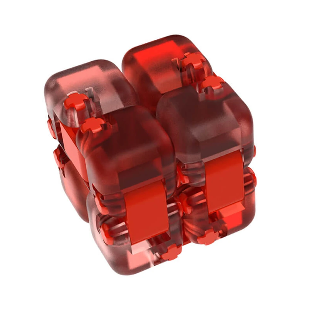 Xiaomi Mitu الملونة تململ مكعب سبينر سبعة مفاجأة الإصبع بنة الطوب لعبة لغز تجميع #4