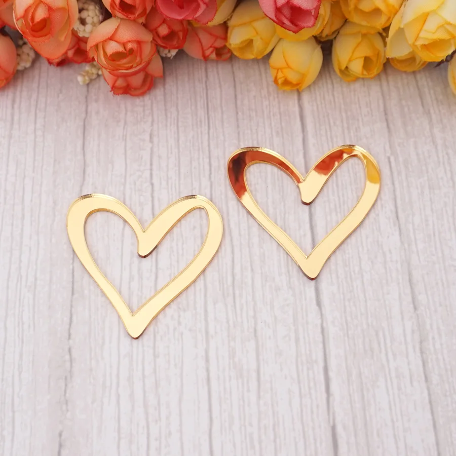 Unique Heart Shape Lovely DIY Accessorie For Bedroom Wedding Enagement Party House Festival Decoration