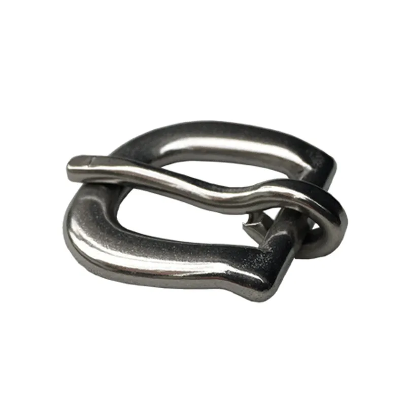 20pcs Horse Spur Strap Buckle Strong Heel Bar Buckle Belt Garment  Stainless Steel Pin Buckle 14mm