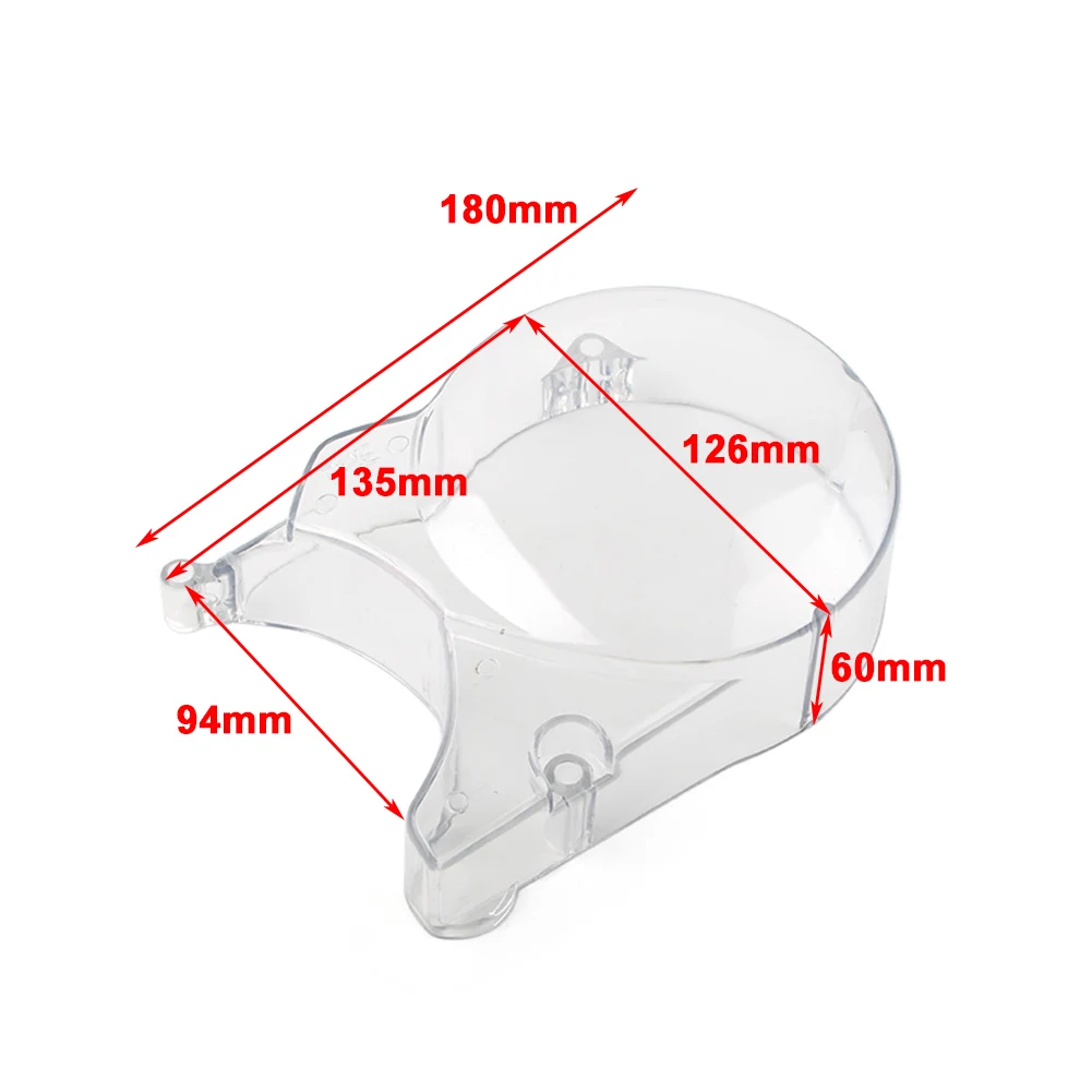 Clear Motorcycle Stator Plate Engine Case Guard Casing Protector Cover ABS Universal For Pit Dirt Bike 50cc 110cc 125cc 140cc