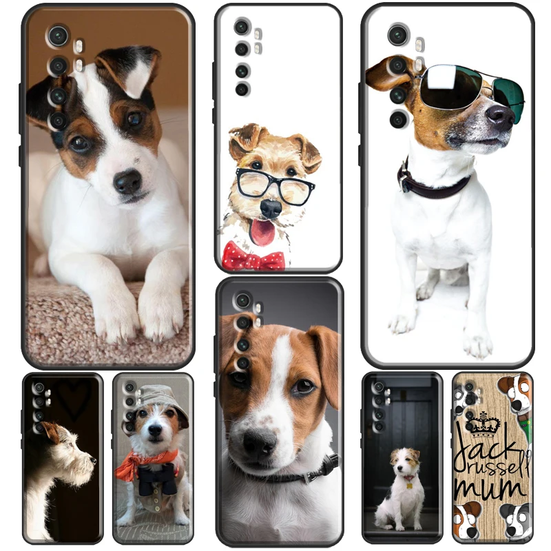 Dog Jack Russell Terrier For POCO F3 F1 F2 M3 M4 X3 GT X4 X3 Pro Case For Xiaomi Mi 11 Lite Ultra 12 11T Pro Cover