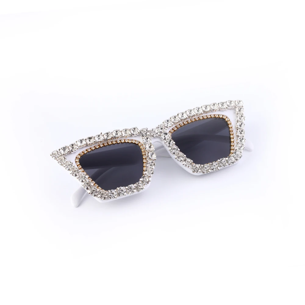 2019 ladies sunglasses fashion atmosphere luxury diamond sunglasses ladies retro sunglasses men's sunglasses