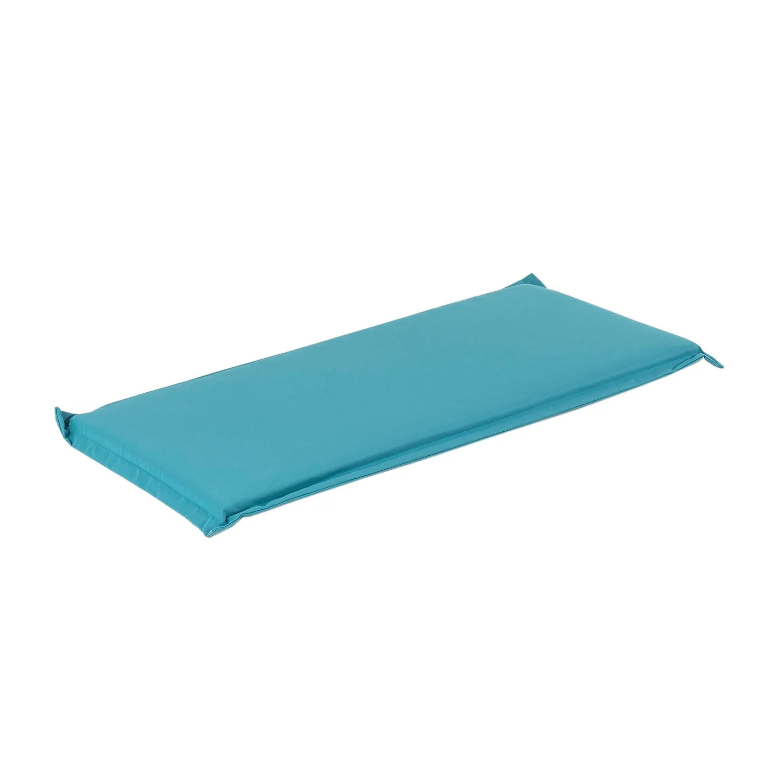 Turquoise Outdoor Bench Cushion, Size 110x49x5 cm, Water Repellent, Outdoor Cushion, Garden Cushion, Outdoor Pillows, Chair and Armchair Cushion