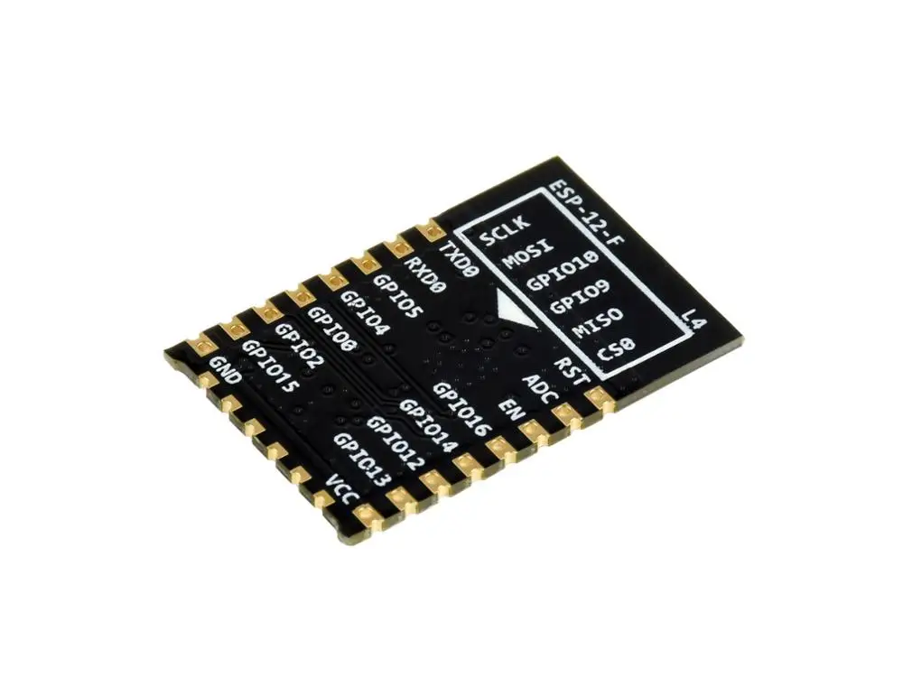 Embutido módulo wi-fi original ai-thinker, módulo com base em esp8266, flash 32mbit embutido, pacote smd22