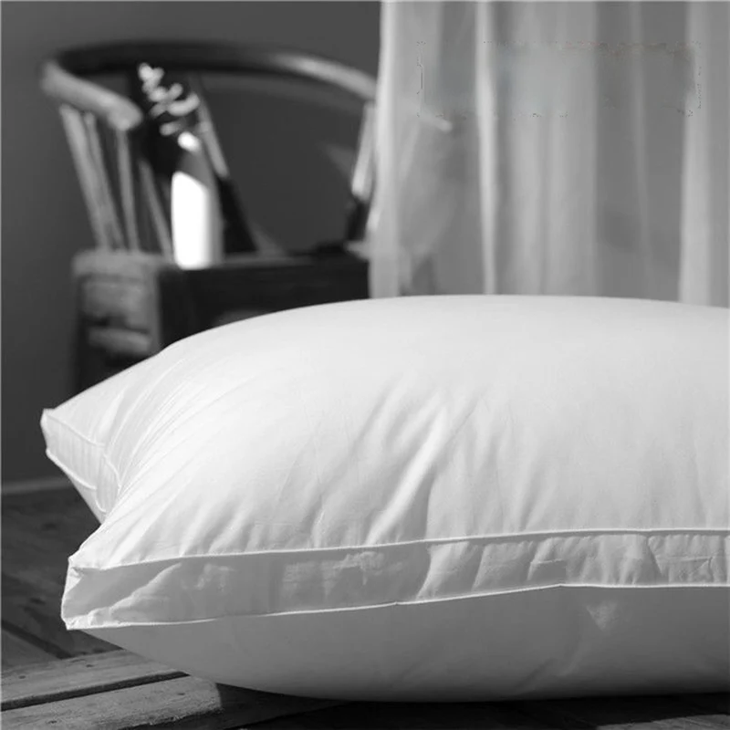 High-end Feather Velvet Pillow Core Japanese Five-star Hotel Pillow Core to Help Sleep Adult Neck Pillow Home Bedroom Bed Pillow