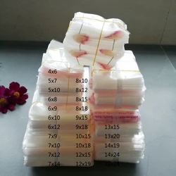500pcs Clear Bags for Packaging Self Adhesive Transparent Opp Bags Cellophane Self Sealing Pouches Gift Bags Packaging Jewelry