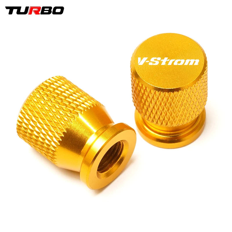 Motorcycle Accessories CNC Tire Valve Air Port Stem Cover Caps For SUZUKI V-Strom 650 1000 V-Strom650 V-Strom1000 VStrom