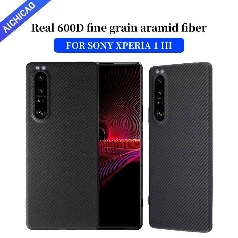 

ACC-Carbon Real Carbon Fiber Phone Case For Sony XPeria 1 iii case Aramid Fiber Ultra-thin Sony XPeria 1 iii case