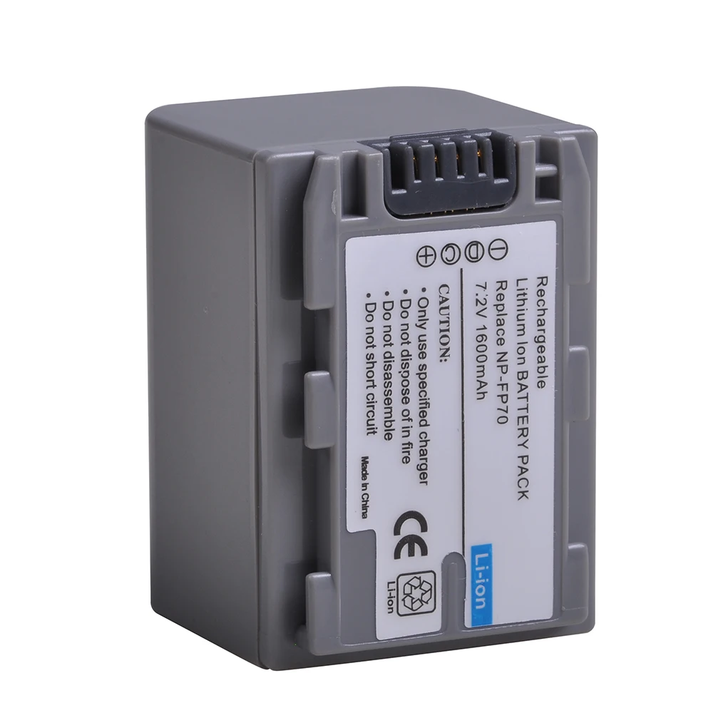 2 sztuk 1600mAh NP-FP70 NPFP70 NP FP70 bateria do Sony DCR-30, DVD92, DVD103, DVD105, DVD202, DVD203, DVD205 kamery