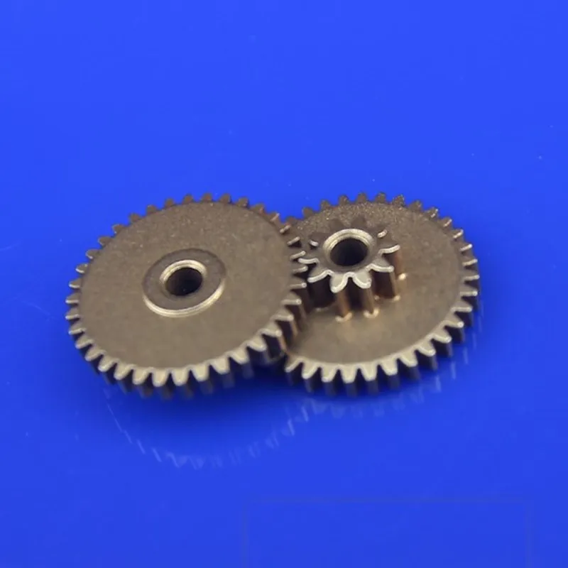 5pcs/lot Reduction Gear Large Small Teeth Gear 36/10 Teeth Bore 2/3mm 0.6/0.5 Modulus Powder Metallurgy Iron Base Gear