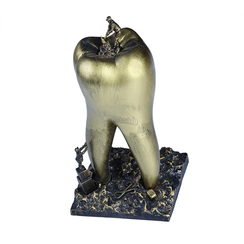 A creative dentist gift resin crafts ornaments sculptures needed for dental dentist clinic