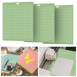 3/6/9 pçs tapete de corte médio adesivo pegajoso verde quadrado-grade antiderrapante esteiras de corte para arte têxteis scrapbooking & projetos diy