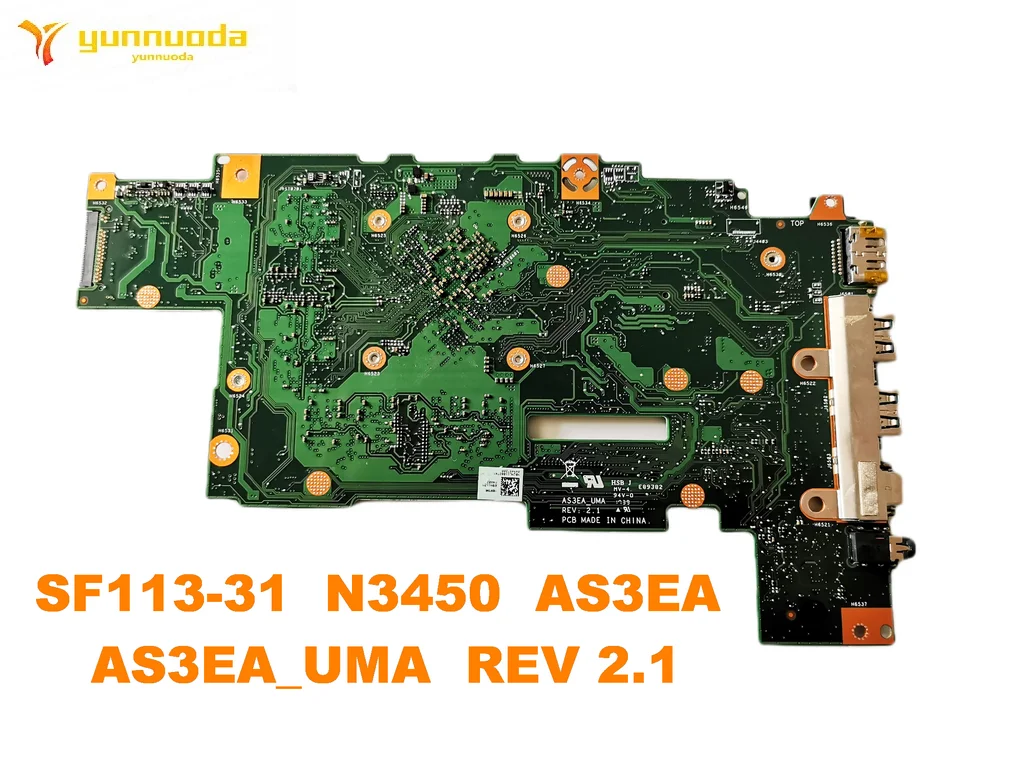 Imagem -02 - Original para Acer Sf11331 Portátil Placa-mãe Sf113-31 N3450 As3ea As3ea_uma Rev 2.1 Testado Bom