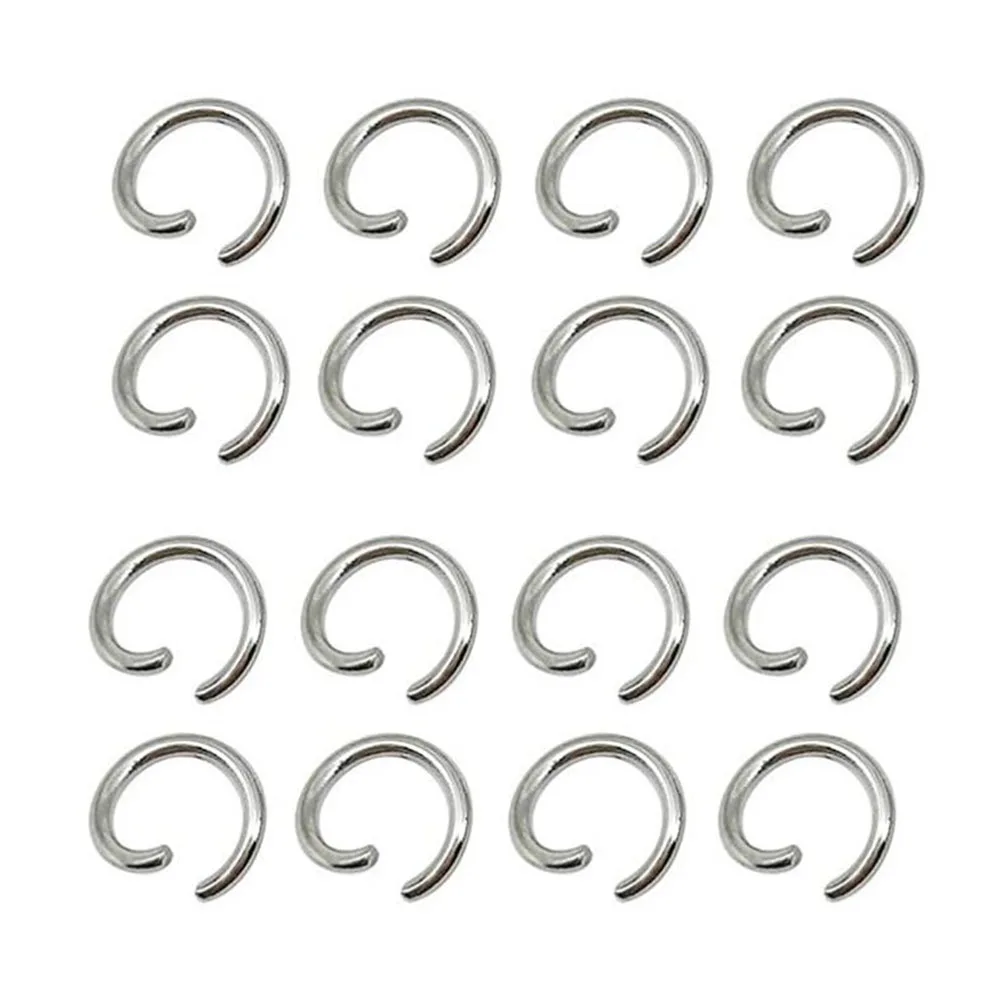 4mm 5mm 6mm 8mm 9mm 10mm Open Jump Rings Stainless Steel  O Ring Connectors Bulks for DIY Craft Jewelry Making Findings