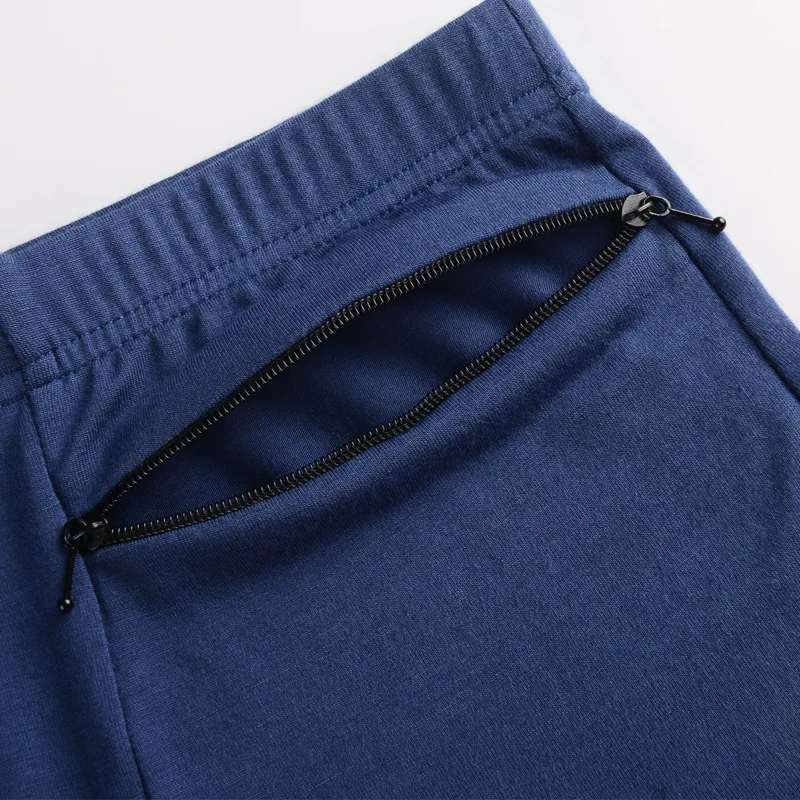 Calzoncillos de algodón antirrobo para hombre, ropa interior de tiro medio con doble bolsillo con cremallera, Bóxer con dos cremalleras