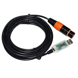 COLORFUL FTDI RS485 DMX512 TO USB 3PIN 3P DMX 512 XLR FEMALE CONVERTER CABLE FOR FREESTYLER QLC STAGE LIGHTNING CONTROLLER KABLE