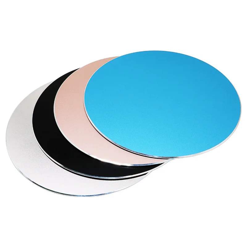 

Aluminium Alloy Round Mouse Pad Waterproof Desktop Gaming Non-Slip MousePad Desk Mat Mouse Pad Gamer Computer PC Accessories