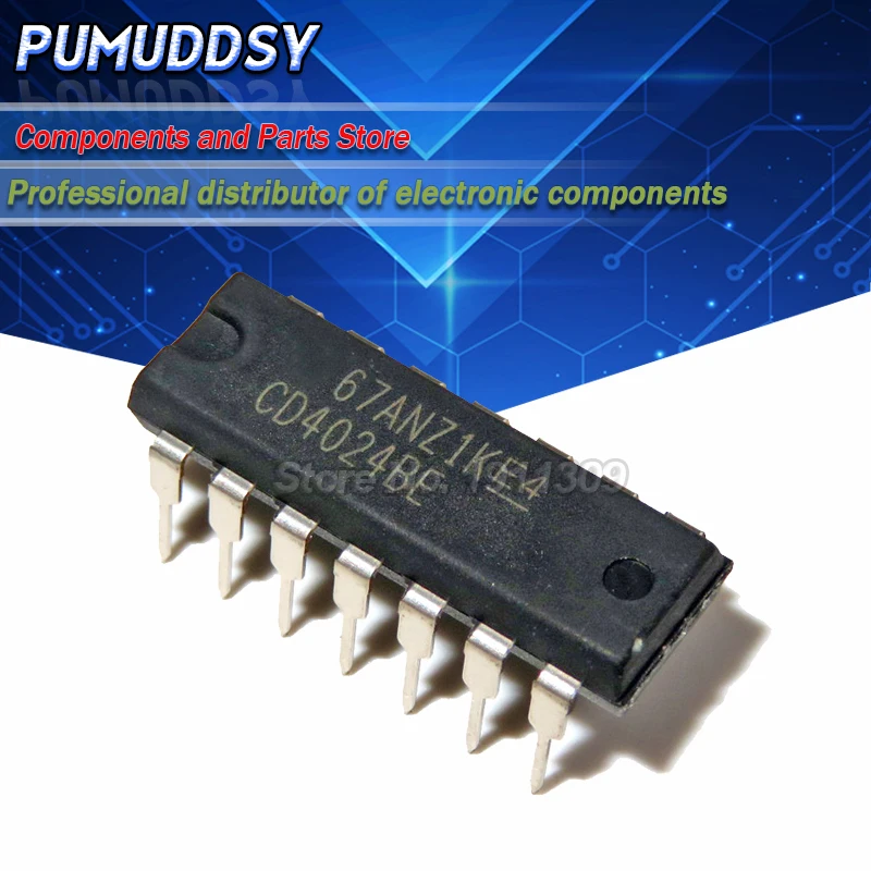 10PCS CD4024BE CD4024 DIP14 package binary counter IC