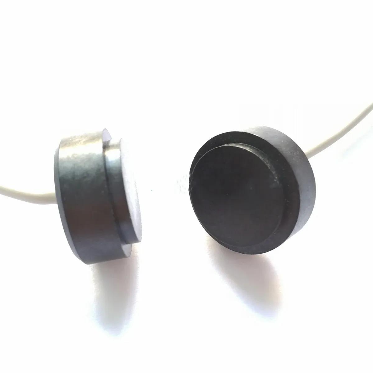 2pc przepływomierz ultradźwiękowy czujnik odległości 20mm 1MHZ ultradźwiękowy sonda przepływomierz sonda 1MHZ przetwornik ultradźwiękowy czujnik ultradźwiękowy