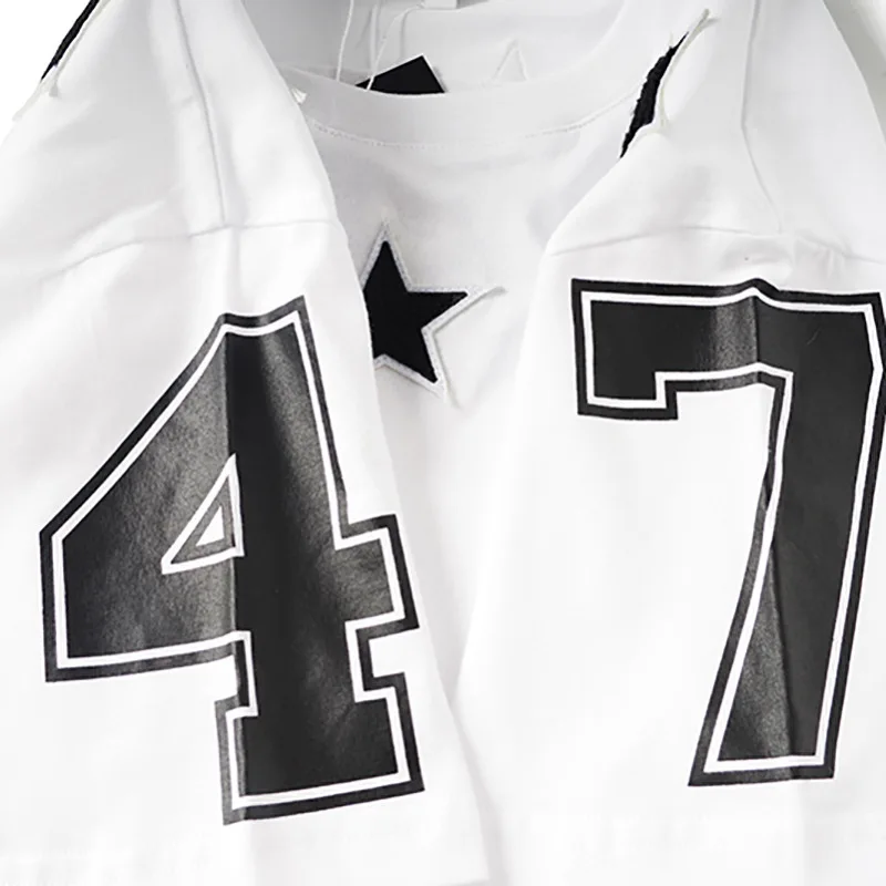 2025 Short Sleeve Tee Shirt Stars Embroidery T Shirts Men Summer Clothes Brand Streetwear O-neck Loose Mens Casual Tshirt Homme