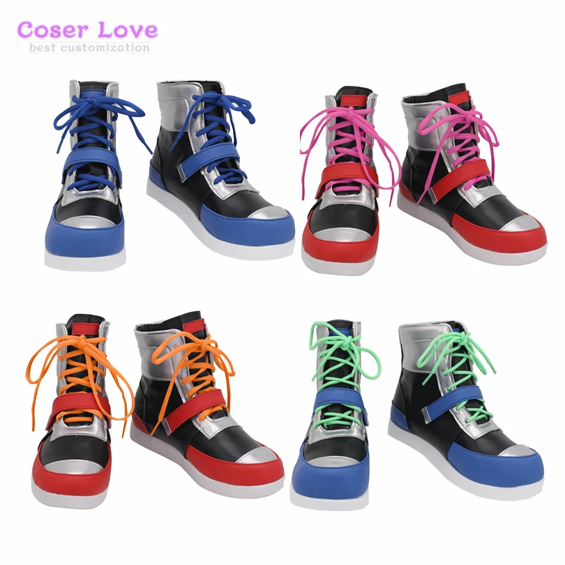 Ensemble Stars Trickstar Akehoshi Subaru Yuuki Makoto Isara Mao Hidaka Hokuto Cosplay Shoes Boots Halloween Christmas Shoes