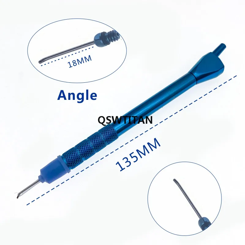 Ultra Microemulsion Sucking Handle Titanium Ophthalmic Uitrasonic Injection Handlepiece Eye Surgical Instruments