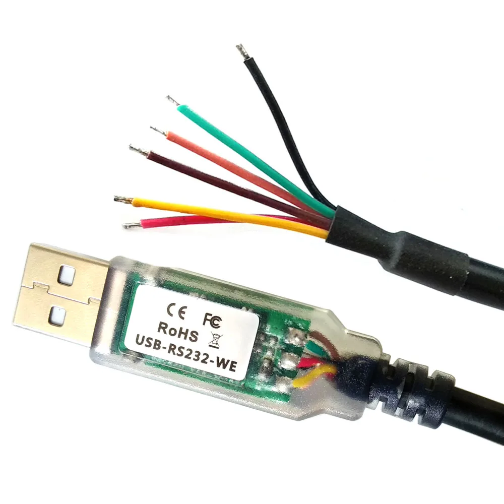 USB RS232 Serial Cable ใช้งานร่วมกับ USB-RS232-W-E-1800-B-T