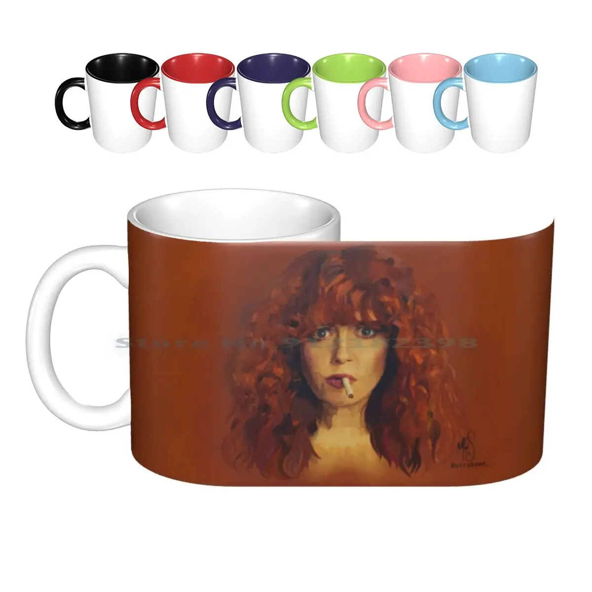 Russian Doll | Natasha Lyonne Ceramic Mugs Coffee Cups Milk Tea Mug Russiandoll Natasha Lyonne Netflix Series Creative Trending