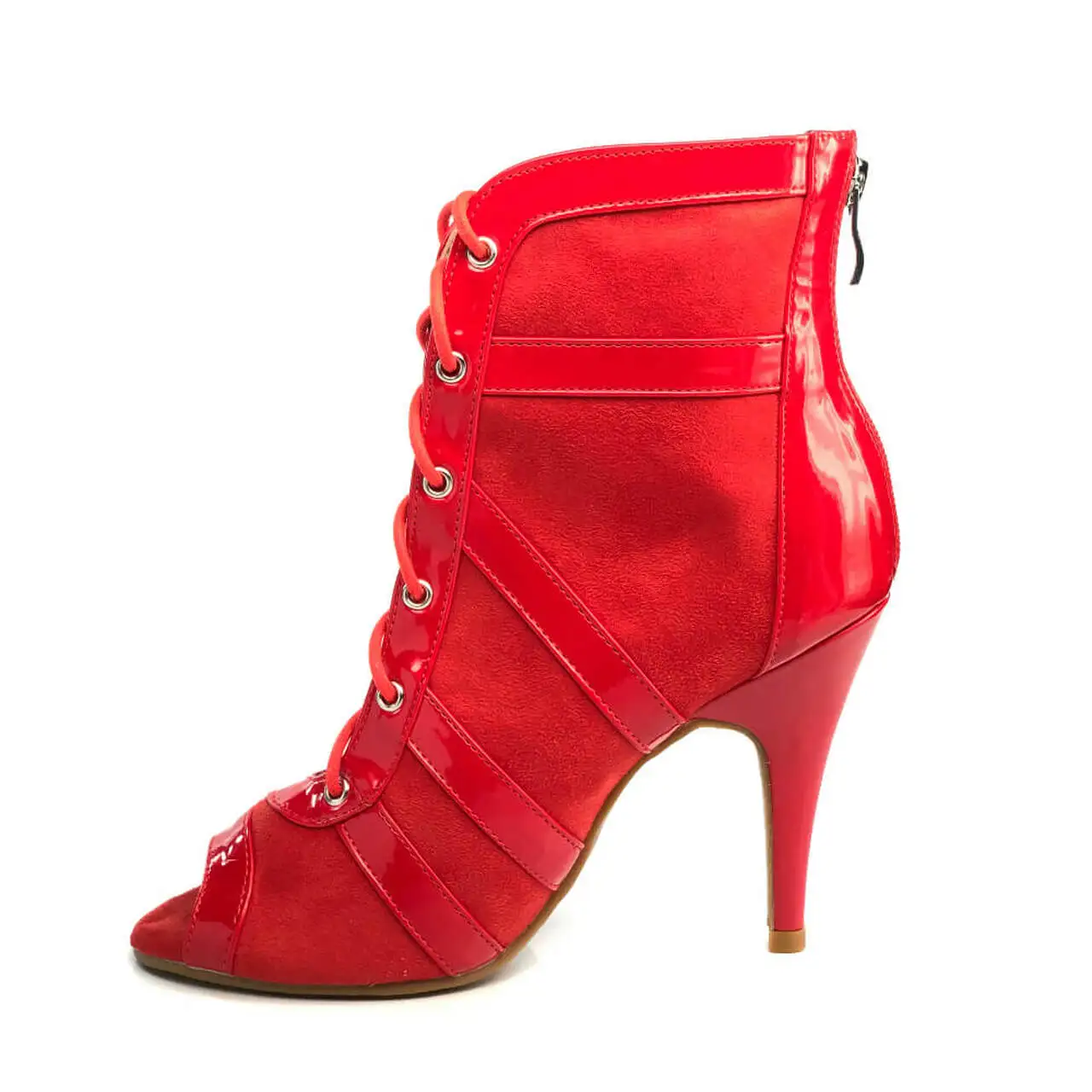 Sapatos de dança latina para mulheres, botas de dança de salão, sapatos de dança salsa tango, sola de borracha para meninas