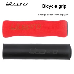 Litepro Mtb mankiety górskie chwyty rowerowe uchwyty do rowerów ergonomiczne kierownica rowerowa pokrywa gąbka silikonowe uchwyty z wtyczkami