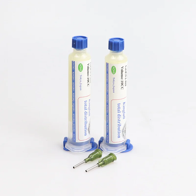 1 Piece 10CC KINGBO RMA-218 BGA Reballing Soldering Flux No-Clean Repair Solder Paste With Needle