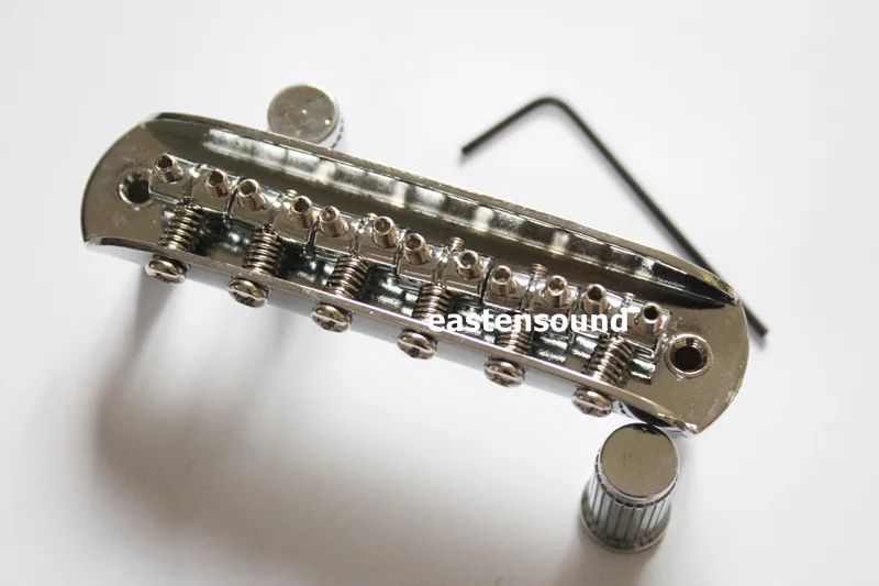 Jazzmaster Jaguar Mustang Style Chrome Guitar Bridge for Project NEW