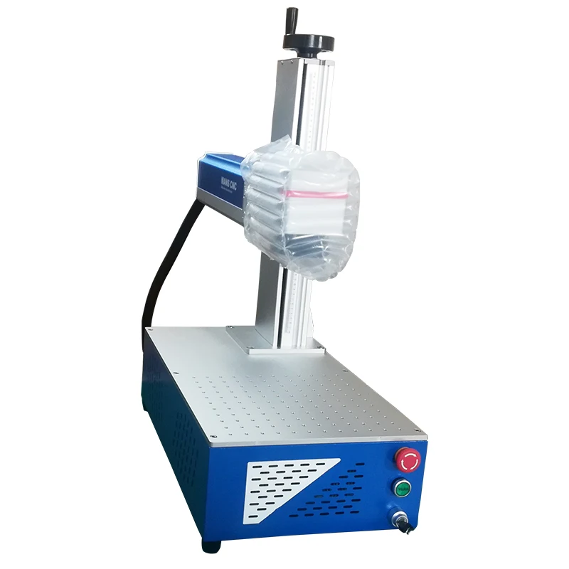 

Raycus 20W 30W 50W fiber laser marking machine For Engraving Gold, Silver, Copper, Stainless can choose different rotary tools