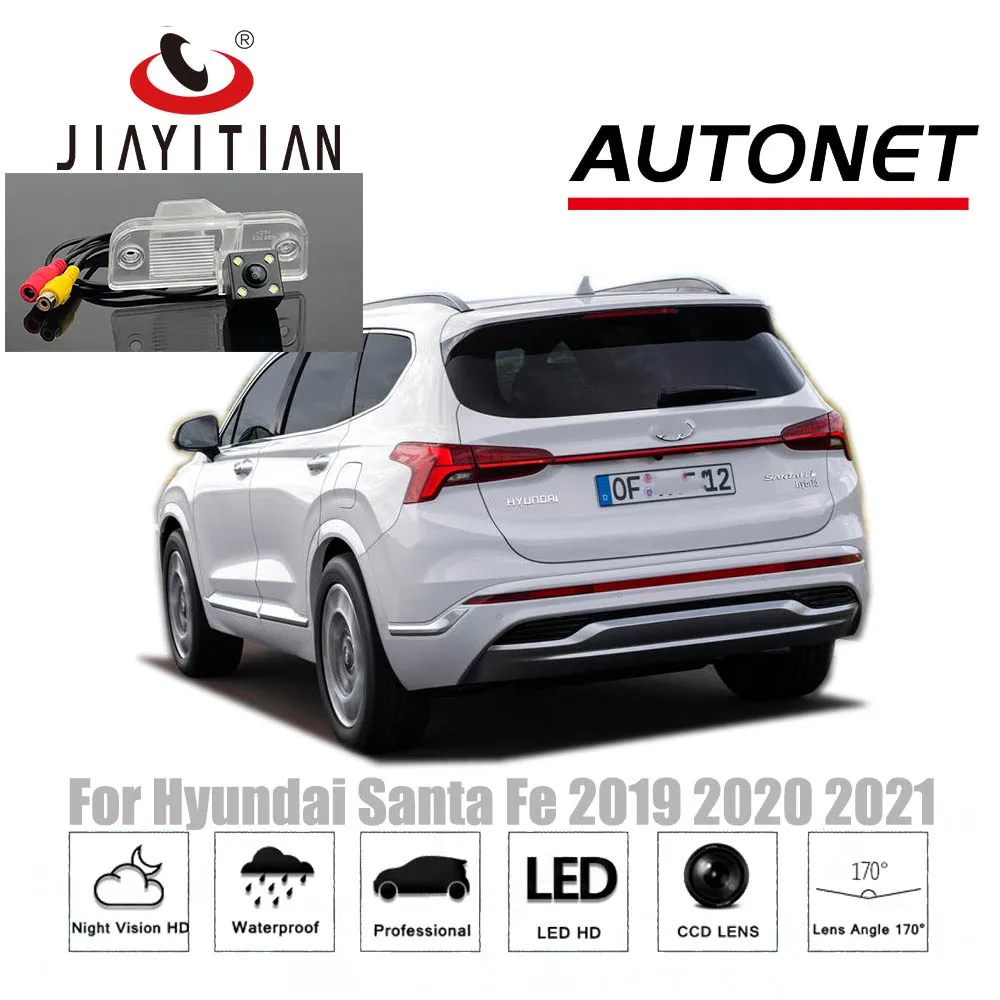 

JiaYiTian Rear View Camera For Hyundai Santa Fe TM 2018 2019 2020 2021 CCD HD Night Vision Backup Parking Reverse Camera
