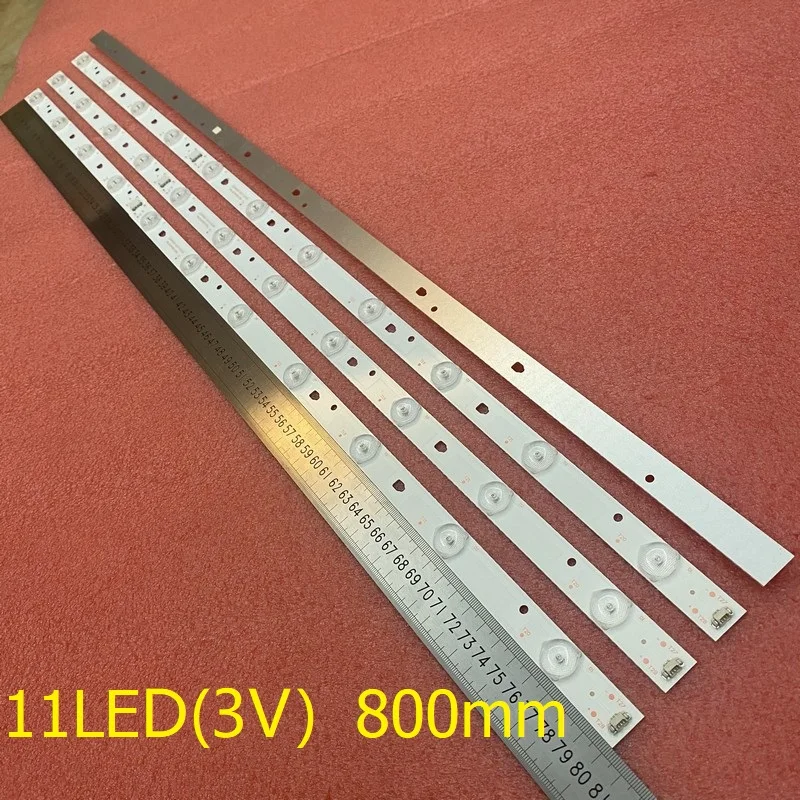 4pcs 11LED LED backlight strip for JVC LT-40M640 MTV-4128LTA2 LT-40C540 LSC400HN01 LT-40E71(A) LED40D11-ZC14-03(B) LED40D11-01