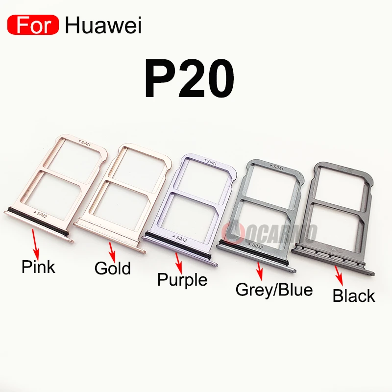 Sd Geheugenkaart Microsd Houder Nano Sim Card Tray Slot Adapter Voor Huawei P20 Lite P20 Pro P20lite