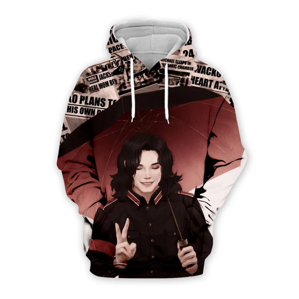 PLstar Cosmos Pop King Legend Singer Musician Michael Jackson Streetwear Pullover Colorful 3DPrint Men/Women Harajuku Hoodies 17