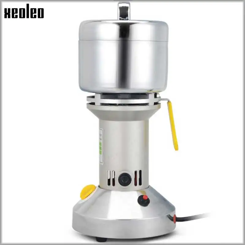 Xeoleo 100g moedor elétrico moinho de grãos máquina moedor feijão moagem máquina aço inoxidável ervas pó máquina 650w