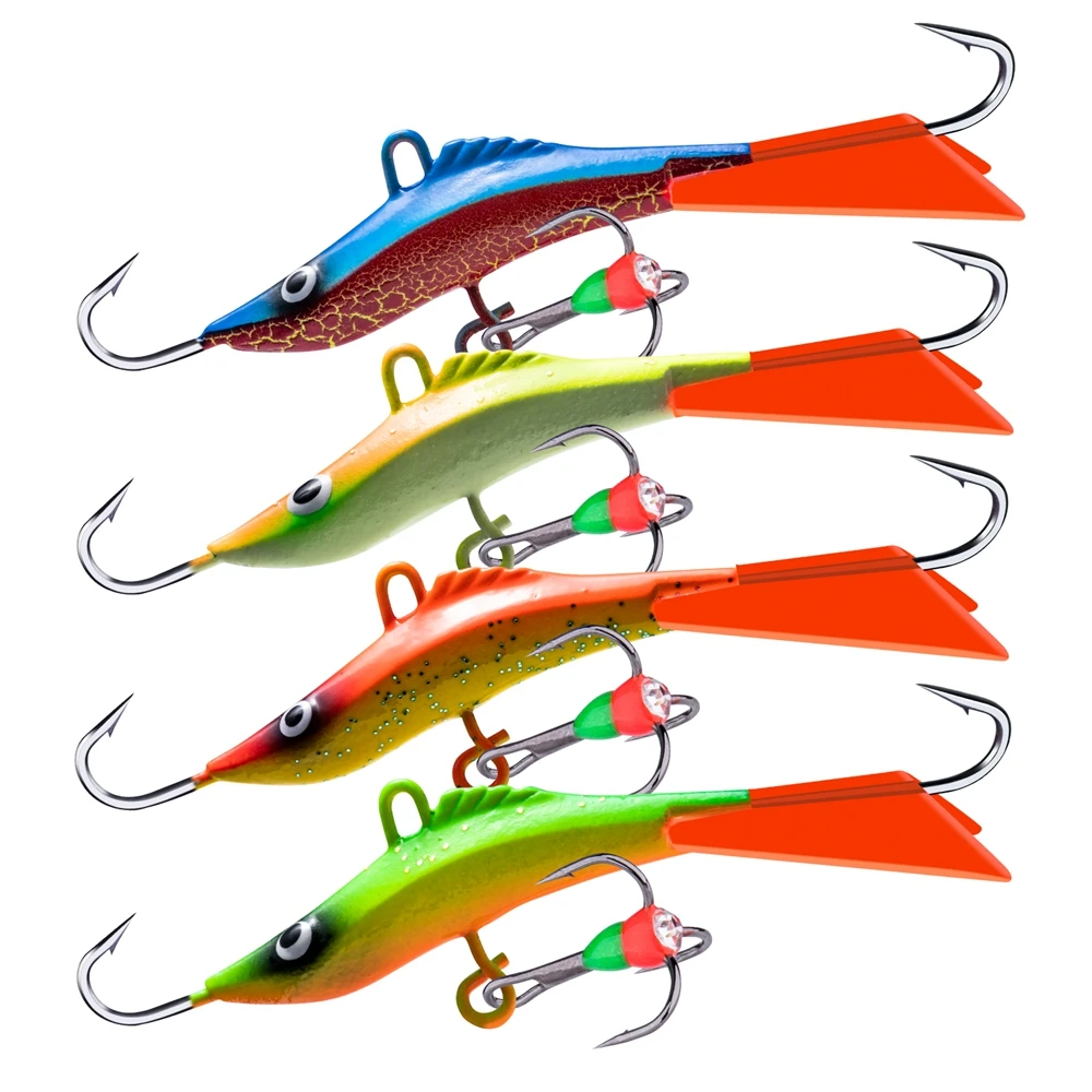 

Goture 3-4-5pcs Ice Jig Fishing Lure 8.2cm 15.2g Balancer Fishing Tackle Lead Jigging Artificial Bait Hard Fishing Tackle