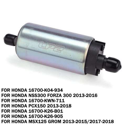 Топливный насос мотоцикла для Honda NSS300 Forza 300 PCX150 PCX 150 MSX125 GROM MSX 125 16700-K04-934 16700-KWN-711 16700-K26-B01