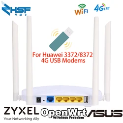 New WS1206 wireless 300Mbps WiFi router for 3G 4G USB modem openWRT/Omni II firmware and 4 external antenna Wifi repeaters