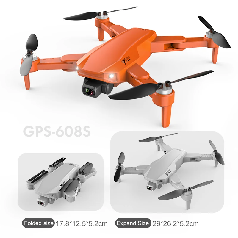 2021 neue S608 GPS Drone 6K Dual HD Kamera Professionelle Luft Fotografie Bürstenlosen Motor Faltbare Quadcopter RC Abstand 3000M