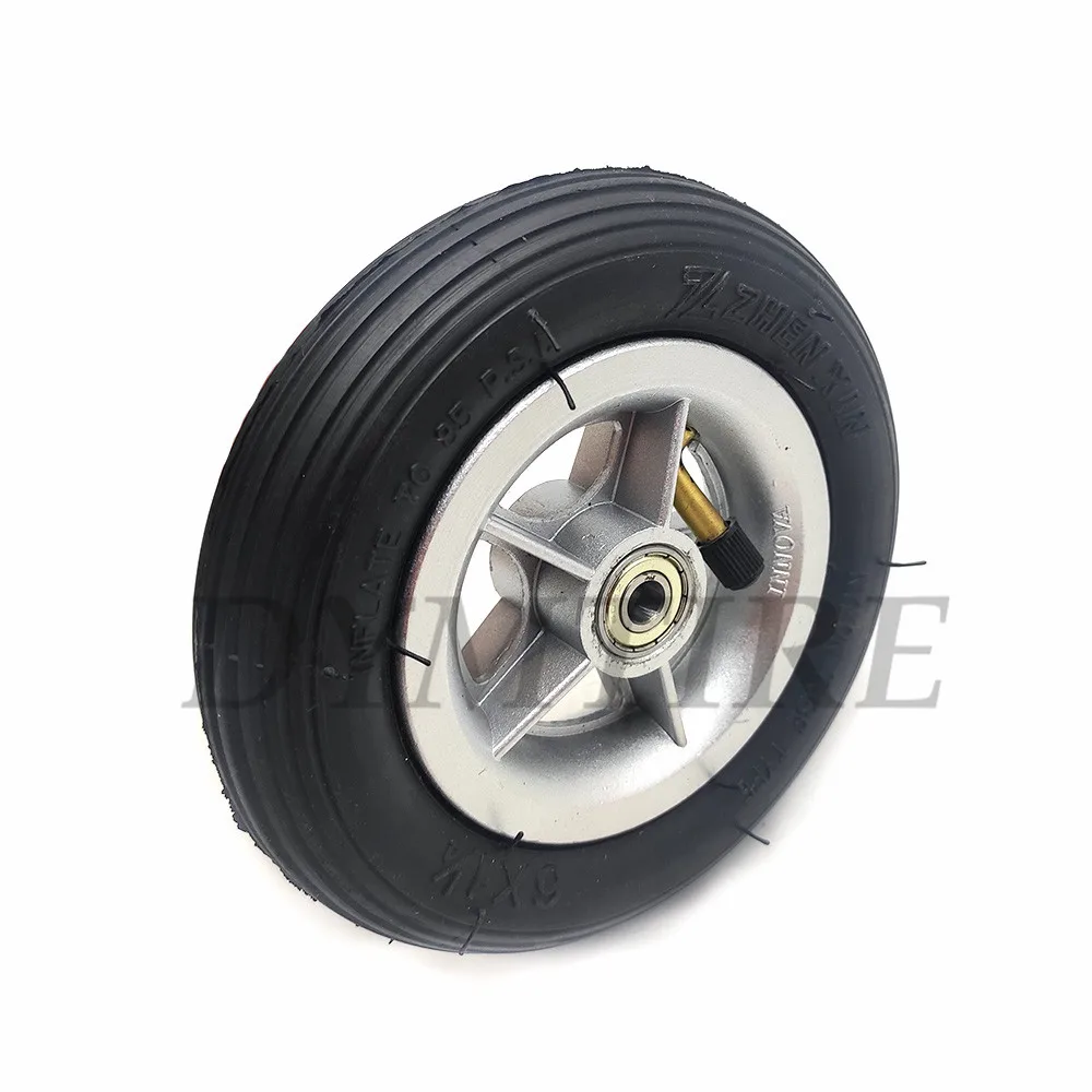 6 Inch Pneumatic Wheel 6x1 1/4 Tire Inner Tube Outer Tyre for Wheelchair Gas Mini Electric Scooter Accessory