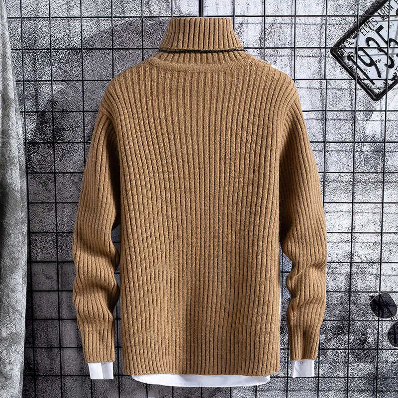 Winter dicke warme pullover männer stehkragen casual spleißen neue männer Weihnachten Pullover lose Pullover männer pullover gute qualit