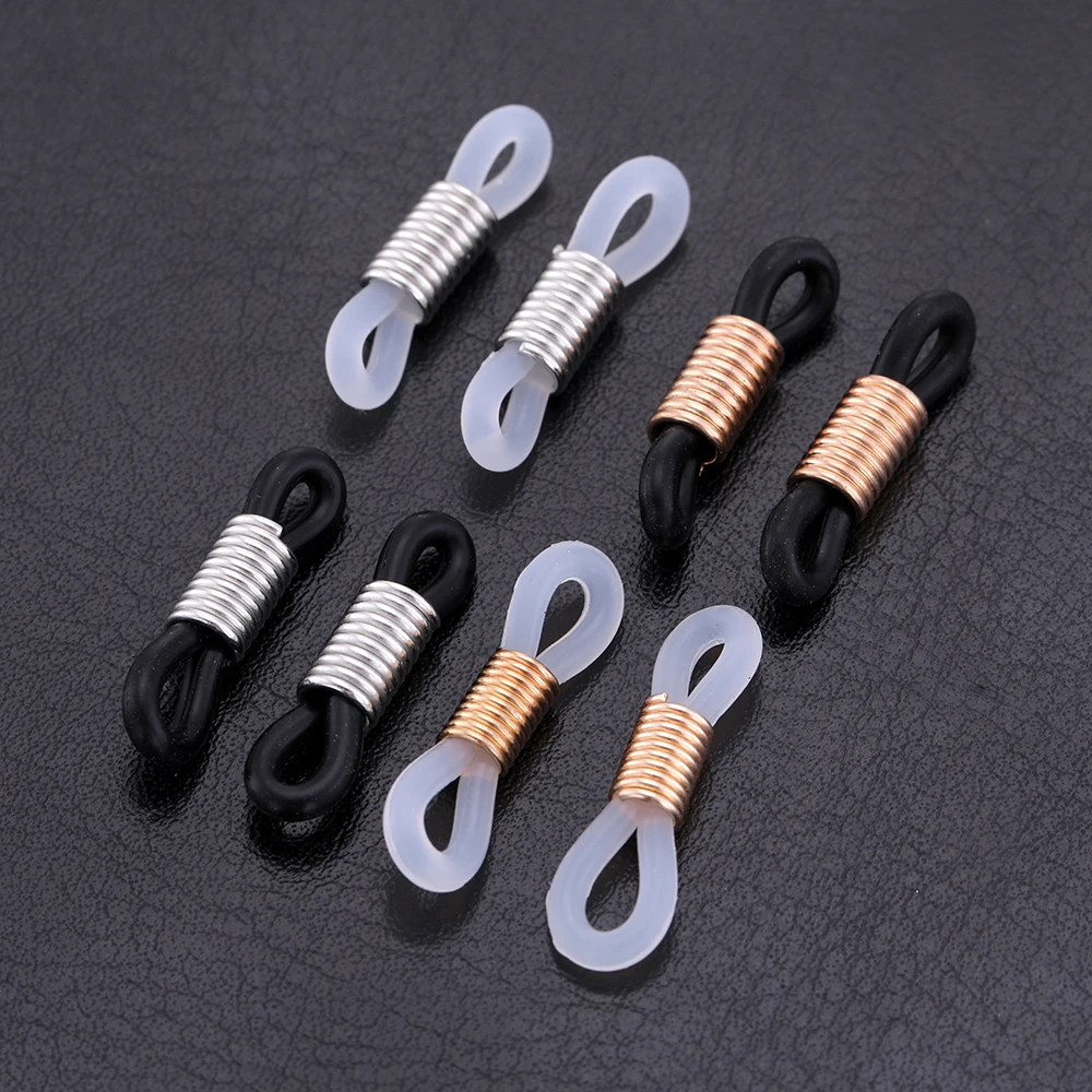 Skyrim 20pcs Glasses Chain Silicone Rubber Ring Non Slip DIY Connector Strap Eyelets Rope Sunglasses Cord Accessory Wholesale