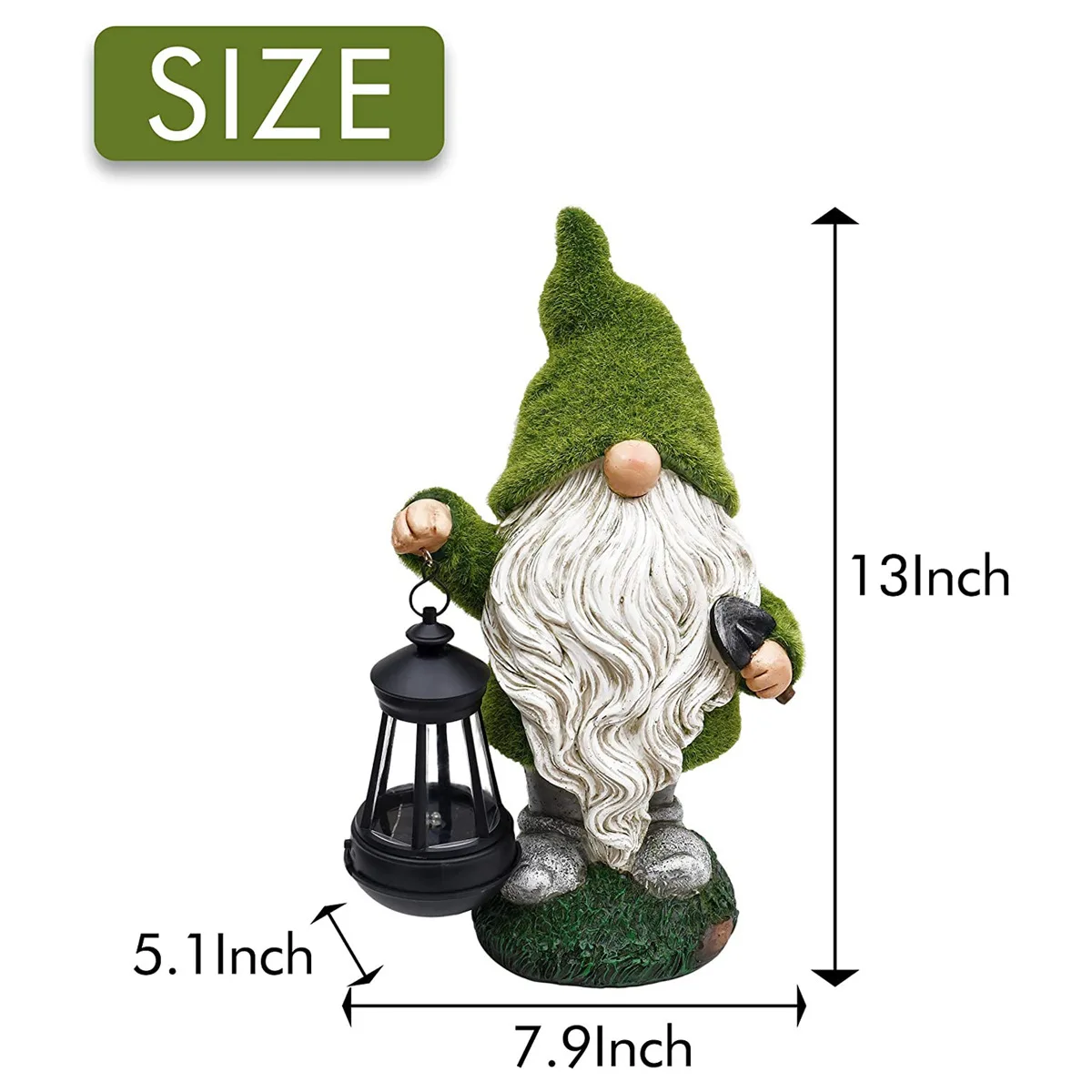 LED Cartoon Decorative Lamp Outdoors Solar Lamp Garden Resin Ornaments Little Man Resin Crafts Cartoon Statue Garden Lights